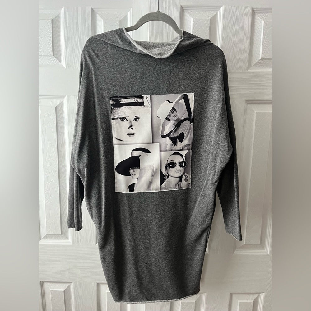 Women’s dress from Europe, size s, thin sweatshirt material like new